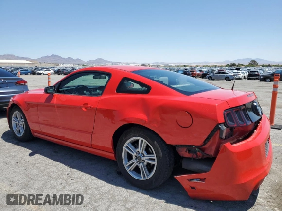 2014 Ford Mustang V6 with VIN 1ZVBP8AM1E5327826, listed as a Copart auction lot 57093825 with 158,268 mi miles and Salvage title. Bid and sale history available at DreamBid. Image 2.