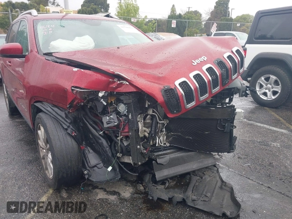 2017 Jeep Cherokee Limited with VIN 1C4PJLDB5HW516775, listed as a IAAI auction lot 41798412 with 106,186 mi miles. Bid and sale history available at carsss.com. Image 6.