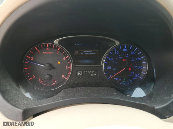 2014 Nissan Altima 2.5 SV with VIN 1N4AL3AP1EC429507, listed as a Copart auction lot 53527875 with 209,232 mi miles and Clean Title. Bid and sale history available at carsss.com. Image 9.