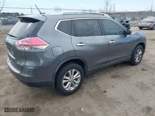 2015 Nissan Rogue SV with VIN 5N1AT2MV3FC832299, listed as a IAAI auction lot 41875324 with 120,378 mi miles. Bid and sale history available at carsss.com. Image 4.