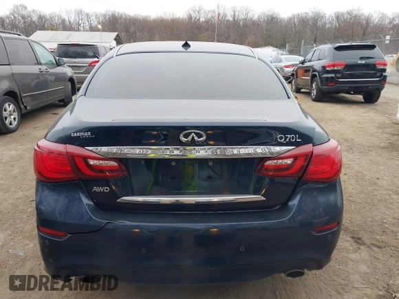 2015 Infiniti Q70 with VIN JN1BY1PRXFM832185, listed as a IAAI auction lot 41801058 with 101,503 mi miles and . Bid and sale history available at DreamBid. Image 16.
