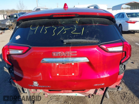 2022 GMC Terrain SLT with VIN 3GKALVEV3NL115803, listed as a IAAI auction lot 41537521 with 45,374 mi miles and . Bid and sale history available at DreamBid. Image 16.