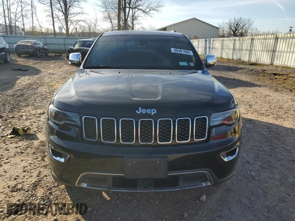 2018 Jeep Grand Cherokee Limited with VIN 1C4RJFBT9JC200504, listed as a Copart auction lot 80481684 with 104,398 mi miles and Salvage title. Bid and sale history available at DreamBid. Image 5.