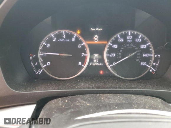 2022 Acura ILX Premium with VIN 19UDE2F79NA000696, listed as a Copart auction lot 58708225 with 16,292 mi miles and Clean title. Bid and sale history available at DreamBid. Image 9.