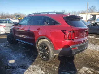 2022 Kia Sorento X-Line S with VIN 5XYRLDLC7NG077946, listed as a Copart auction lot 42482105 with 40,472 mi miles and Salvage Title. Bid and sale history available at carsss.com. Image 2.