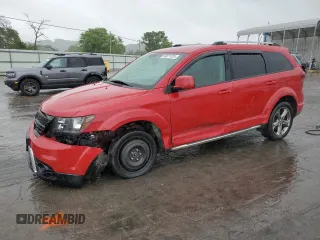 2018 Dodge Journey Crossroad z VIN 3C4PDCGGXJT166621, wystawiony jako Copart lot #58071025 z przebiegiem 119 268 mil mil oraz Szkoda całkowita • Salvage title. Historia ofert i sprzedaży dostępna na DreamBid. Obrazek 1.