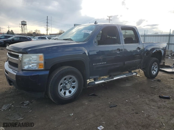 2010 Chevrolet Silverado 1500 LS with VIN 3GCRKREA7AG152023, listed as a Copart auction lot 44028835 with 126,194 mi miles and Salvage Title. Bid and sale history available at carsss.com. Image 1.