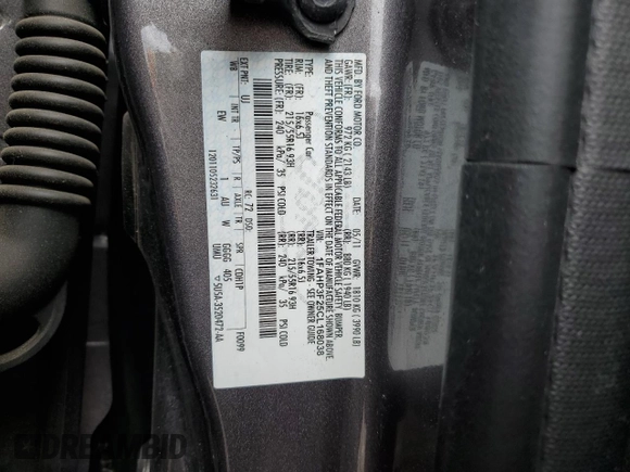 2012 Ford Focus SE with VIN 1FAHP3F25CL168038, listed as a Copart auction lot 51965405 with 80,843 mi miles and Salvage Title. Bid and sale history available at DreamBid. Image 12.