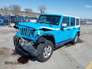 2017 Jeep Wrangler Unlimited Sahara with VIN 1C4BJWEG8HL655998, listed as a IAAI auction lot 41906919 with 100,350 mi miles and . Bid and sale history available at DreamBid. Image 18.