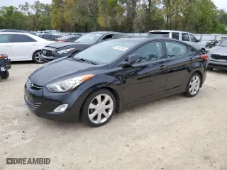 2013 Hyundai Elantra GLS with VIN 5NPDH4AE2DH289046, listed as a Copart auction lot 49861545 with 91,497 mi miles and Salvage Title. Bid and sale history available at carsss.com. Image 1.