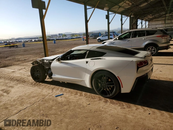 2019 Chevrolet Corvette 1LT with VIN 1G1YB2D75K5100805, listed as a Copart auction lot 51182435 with 59,512 mi miles and Salvage title. Bid and sale history available at DreamBid. Image 2.