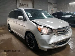 2007 Honda Odyssey Touring with VIN 5FNRL38847B013730, listed as a Copart auction lot 52028305 with 209,487 mi miles and Salvage Title. Bid and sale history available at carsss.com. Image 4.