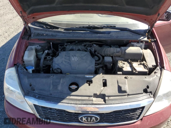2012 Kia Sedona LX with VIN KNDMG4C74C6433769, listed as a Copart auction lot 69897564 with 161,793 mi miles and Salvage Title. Bid and sale history available at carsss.com. Image 12.