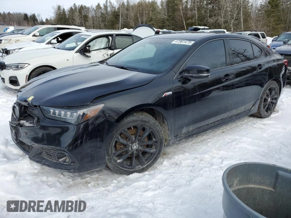 2018 Acura TLX w/A-SPEC Pkg with VIN 19UUB3F61JA800716, listed as a Copart auction lot 47361475 with 153,678 mi miles and Clean Title. Bid and sale history available at carsss.com. Image 1.