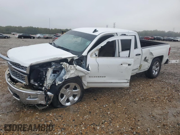 2015 Chevrolet Silverado 1500 LTZ with VIN 1GCUKSEC9FF204232, listed as a Copart auction lot 79677164 with 208,154 mi miles and Salvage Title. Bid and sale history available at carsss.com. Image 1.
