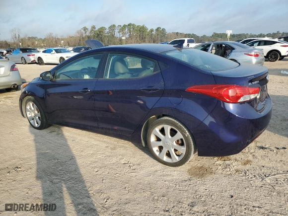 2013 Hyundai Elantra Limited with VIN 5NPDH4AE5DH232677, listed as a Copart auction lot 44137355 with 97,070 mi miles and Salvage Title. Bid and sale history available at carsss.com. Image 2.