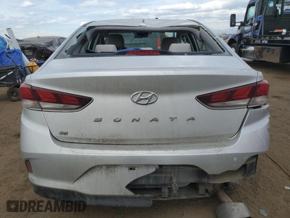 2019 Hyundai Sonata SE with VIN 5NPE24AF4KH806830, listed as a Copart auction lot 50841615 with 101,543 mi miles and Salvage Title. Bid and sale history available at carsss.com. Image 6.