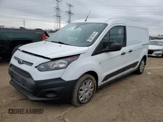 2018 Ford Transit Connect XLT with VIN NM0LS7F72J1344295, listed as a Copart auction lot 52210215 with 209,322 mi miles and Salvage title. Bid and sale history available at DreamBid. Image 1.