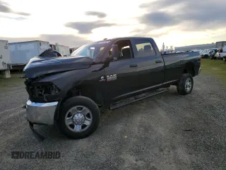 2018 Ram 2500 Tradesman with VIN 3C6UR5HL7JG284587, listed as a Copart auction lot 46193935 with 155,226 mi miles and Salvage Title. Bid and sale history available at carsss.com. Image 1.