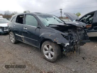 2010 Acura MDX with VIN 2HNYD2H24AH510223, listed as a Copart auction lot 53186435 with 152,591 mi miles and Clean Title. Bid and sale history available at carsss.com. Image 4.