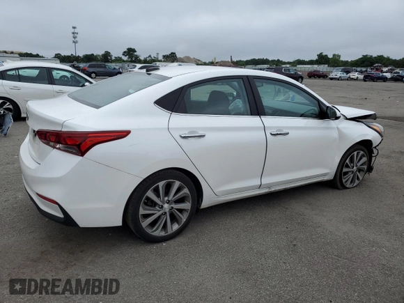 2022 Hyundai Accent Limited with VIN 3KPC34A61NE162765, listed as a Copart auction lot 61811074 with 36,281 mi miles and Salvage Title. Bid and sale history available at carsss.com. Image 3.