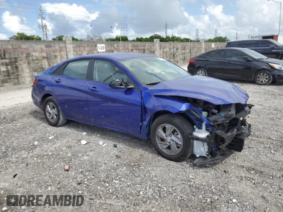2024 Hyundai Elantra SE with VIN KMHLL4DG8RU803224, listed as a Copart auction lot 61281185 with 11,697 mi miles and Non repairable. Bid and sale history available at DreamBid. Image 4.