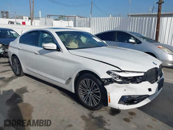 2020 BMW 5 Series 530i with VIN WBAJR3C03LWW55646, listed as a IAAI auction lot 40371444 with 58,029 mi miles and . Bid and sale history available at DreamBid. Image 1.