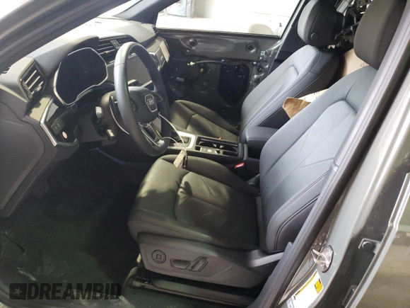 2023 Audi Q3 S line Premium Plus with VIN WA1EECF38P1138944, listed as a Copart auction lot 55373844 with 8,524 mi miles and Salvage title. Bid and sale history available at DreamBid. Image 7.