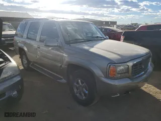 2000 Cadillac Escalade with VIN 1GYEK63R3YR218500, listed as a Copart auction lot 77676354 with 164,602 mi miles and Clean Title. Bid and sale history available at carsss.com. Image 4.