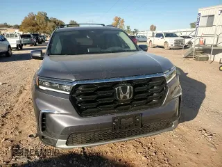 2025 Honda Pilot Elite with VIN 5FNYG1H86SB060061, listed as a Copart auction lot 81537784 with 275 mi miles and Salvage Title. Bid and sale history available at carsss.com. Image 12.