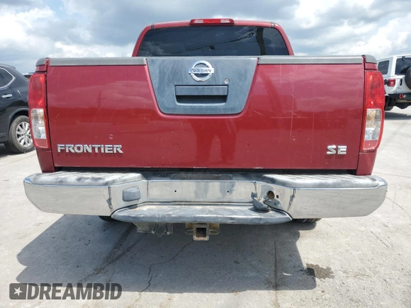 2006 Nissan Frontier SE with VIN 1N6AD07U66C465534, listed as a Copart auction lot 55589015 with 203,718 mi miles and Salvage title. Bid and sale history available at DreamBid. Image 6.