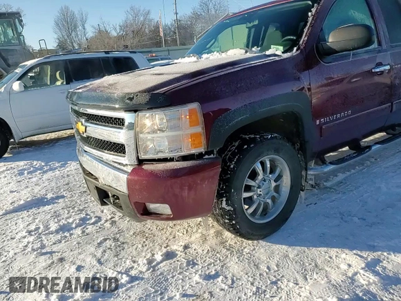 2008 Chevrolet Silverado 1500 1LT with VIN 2GCEK19J781299424, listed as a Copart auction lot 87671015 with 196,528 mi miles and Salvage Title. Bid and sale history available at DreamBid. Image 11.