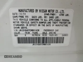 2012 Infiniti G25 x with VIN JN1DV6AR7CM861436, listed as a Copart auction lot 74043394 with Not Provided miles and Salvage Title. Bid and sale history available at DreamBid. Image 13.