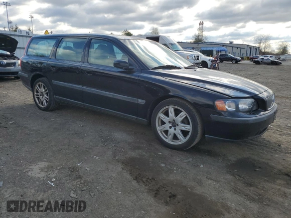 2004 Volvo V70 with VIN YV1SW59V842395259, listed as a Copart auction lot 52301795 with 213,776 mi miles and Salvage Title. Bid and sale history available at carsss.com. Image 4.