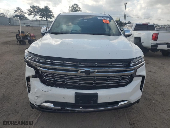 2023 Chevrolet Tahoe Premier with VIN 1GNSKSKD2PR443696, listed as a Copart auction lot 45093735 with 13,471 mi miles and Salvage Title. Bid and sale history available at carsss.com. Image 5.