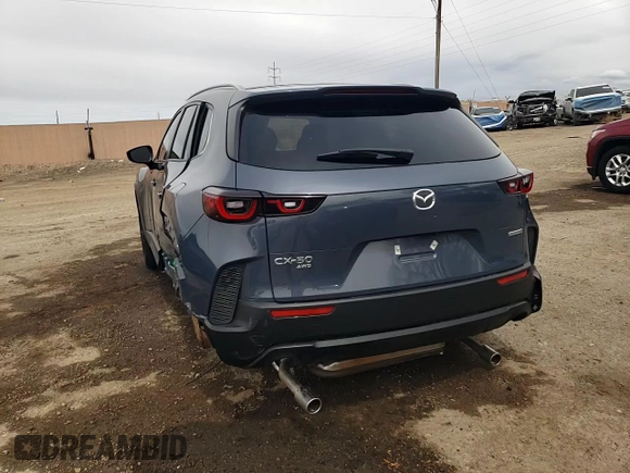 2024 Mazda CX-50 2.5 S Preferred Package with VIN 7MMVABBM6RN206051, listed as a Copart auction lot 50080435 with 15,095 mi miles and Salvage Title. Bid and sale history available at carsss.com. Image 14.