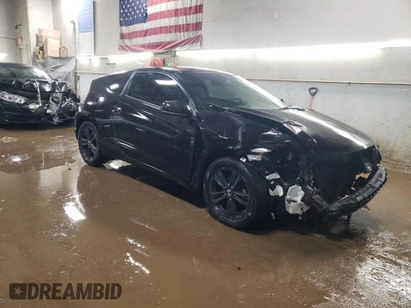 2015 Honda CR-Z with VIN JHMZF1D42FS002188, listed as a Copart auction lot 48686485 with 71,729 mi miles and Salvage Title. Bid and sale history available at carsss.com. Image 4.