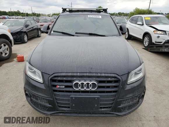 2017 Audi SQ5 Premium Plus with VIN WA1CCAFP4HA063441, listed as a Copart auction lot 57372523 with 104,066 mi miles. Bid and sale history available at carsss.com. Image 5.