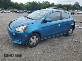 2015 Mitsubishi Mirage DE z VIN ML32A3HJXFH046257, wystawiony jako Copart lot #58975525 z przebiegiem 129 230 mil mil oraz Szkoda całkowita • Salvage title. Historia ofert i sprzedaży dostępna na DreamBid. Obrazek 1.