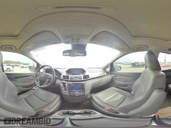 2014 Honda Odyssey Touring with VIN 5FNRL5H96EB088401, listed as a Copart auction lot 51332365 with 167,710 mi miles and Salvage Title. Bid and sale history available at carsss.com. Image 14.