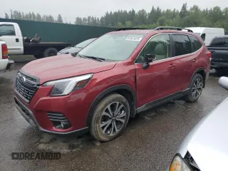 2023 Subaru Forester Limited с VIN JF2SKAPCXPH464628, выставлен на аукционе Copart как лот 61541075 с пробегом 21 993 миль миль и Списание • Salvage title. История ставок и продаж доступна на DreamBid. Изображение 1.