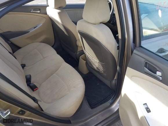 2013 Hyundai Accent GLS with VIN KMHCT4AEXDU464526, listed as a IAAI auction lot 41904354 with 157,368 mi miles. Bid and sale history available at carsss.com. Image 8.