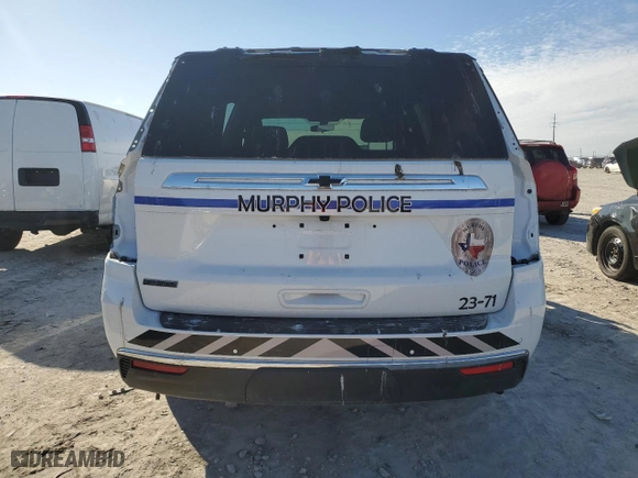 2024 Chevrolet Tahoe Commercial with VIN 1GNSCLEDXRR270446, listed as a Copart auction lot 46321395 with 0 mi miles and Salvage Title. Bid and sale history available at carsss.com. Image 6.
