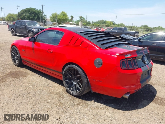 2014 Ford Mustang GT with VIN 1ZVBP8CF3E5311108, listed as a IAAI auction lot 42050082 with 149,675 mi miles and . Bid and sale history available at DreamBid. Image 3.