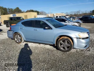 2013 Dodge Avenger SE with VIN 1C3CDZAB0DN688374, listed as a Copart auction lot 88646815 with 196,648 mi miles and Salvage Title. Bid and sale history available at DreamBid. Image 4.