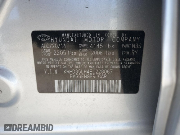 2014 Hyundai Elantra GT with VIN KMHD35LH4EU228067, listed as a Copart auction lot 49038705 with 109,977 mi miles and Salvage Title. Bid and sale history available at carsss.com. Image 14.