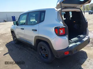 2017 Jeep Renegade Sport with VIN ZACCJAAB2HPE70133, listed as a IAAI auction lot 41938574 with 200,282 mi miles and . Bid and sale history available at DreamBid. Image 3.