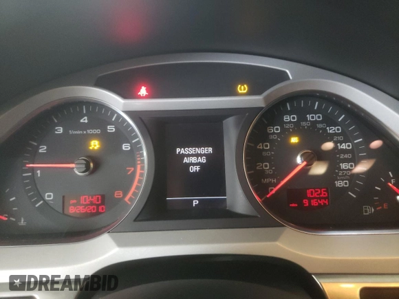 2011 Audi A6 Premium Plus with VIN WAUFGAFB0BN041039, listed as a Copart auction lot 44549685 with 91,644 mi miles and Salvage title. Bid and sale history available at DreamBid. Image 9.