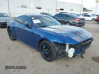 2024 Ford Mustang GT with VIN 1FA6P8CF1R5410493, listed as a IAAI auction lot 41394670 with 21,985 mi miles and . Bid and sale history available at DreamBid. Image 1.