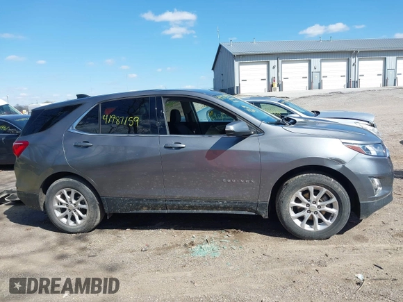 2018 Chevrolet Equinox LT with VIN 3GNAXJEV1JL119245, listed as a IAAI auction lot 41987159 with 54,489 mi miles and . Bid and sale history available at DreamBid. Image 13.